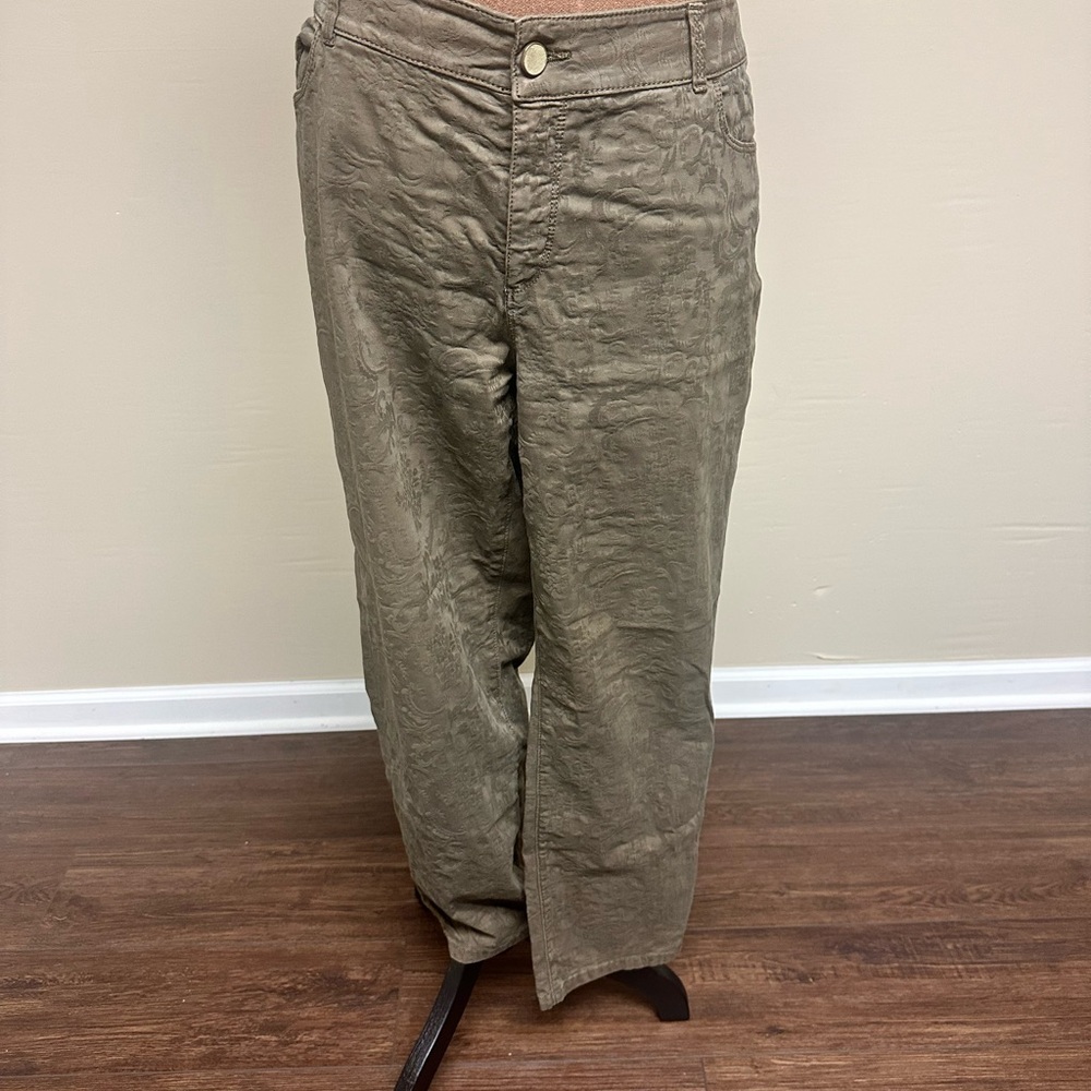 Chico's Olive Green Chinos
